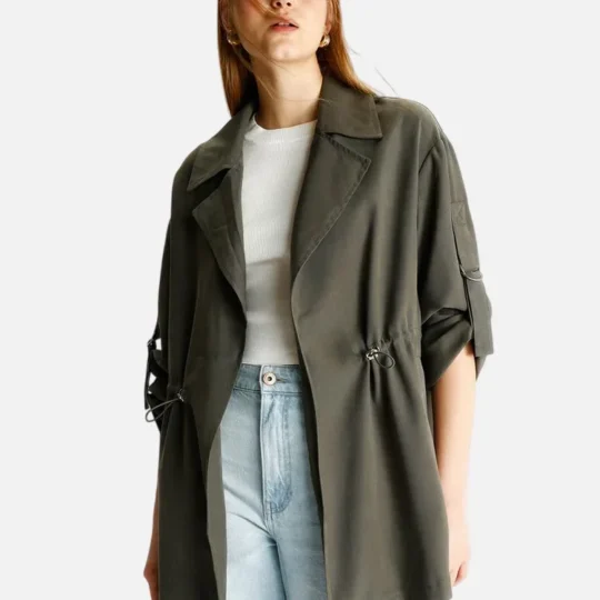 Flowing parka